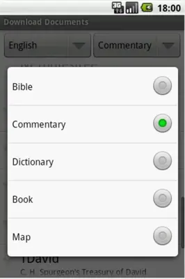 And Bible android App screenshot 1